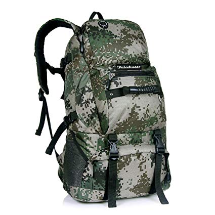 Paladineer Outdoor Hiking Backpack Travel Backpack Camping Daypack 40-liters Camouflage