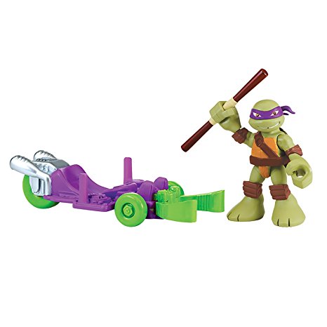 Teenage Mutant Ninja Turtles Pre-Cool Half Shell Heroes Donatello with Luge Figure