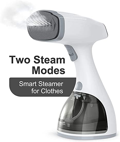Steamer for Clothes,dodocool 1800W 20s Heat Up Handheld Garment Steamer with LCD Smart Screen,2 Steam Options Fabric Steamer,Upgraded Nozzle and 350ml Water Tank,Portable Travel Clothing Steamer