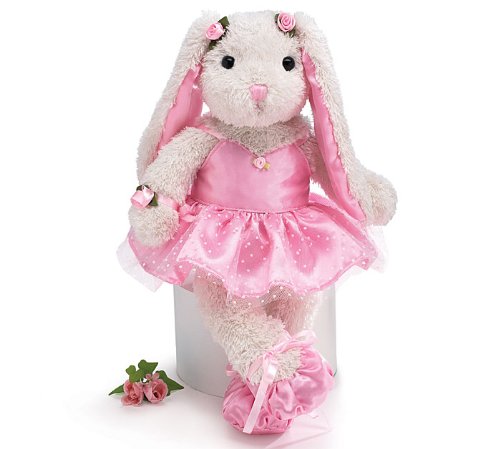 Whimsical 15" Ballerina/Ballet Bunny Plush Toy