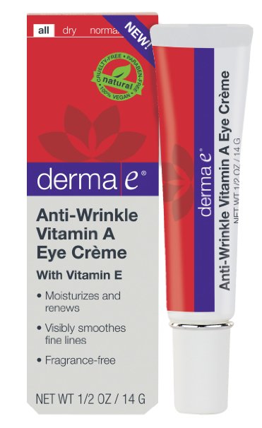 derma e Anti-Wrinkle Vitam A Eye Creme 0.5 oz