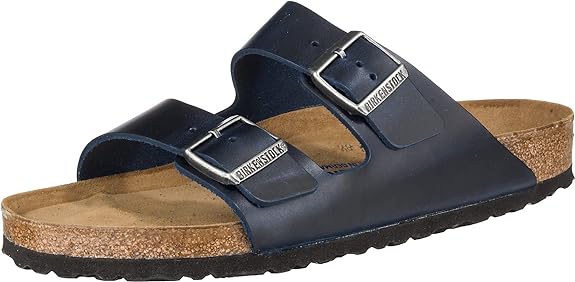 Birkenstock Men's Amalfi Leather Soft Footbed Arizona Sandals