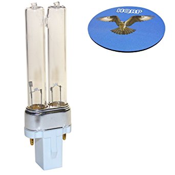 HQRP 5W UV-C Bulb Replacement for GermGuardian LB4000 fits AC4300BPTCA, AC4825, AC4850, AC4850PT, AC4900CA Air Purifiers plus HQRP Coaster