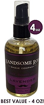 Lavender Pre Shave Oil - 4oz! By Handsome Rob Shave Co.