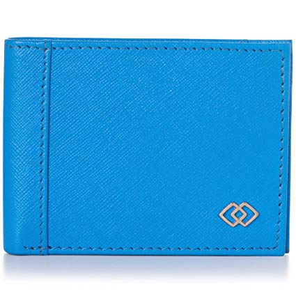 Alpine Swiss Double Diamond Mens RFID Slim Bifold