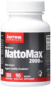 Jarrow Formulas Nattomax 2000 Fu, Nattokinase, 100 Mg, 90 Veggie Caps