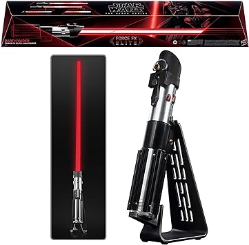 STAR WARS The Black Series Darth Vader Force FX Elite Lightsaber with Advanced LED and Sound Effects, Adult Collectible Roleplay Item