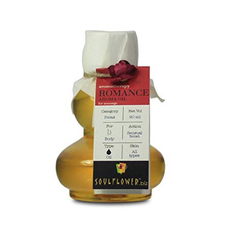 Soulflower Romance Aroma Massage Oil, 90ml