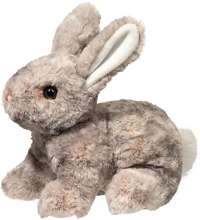 Douglas Tyler Gray Bunny Rabbit Plush Stuffed Animal