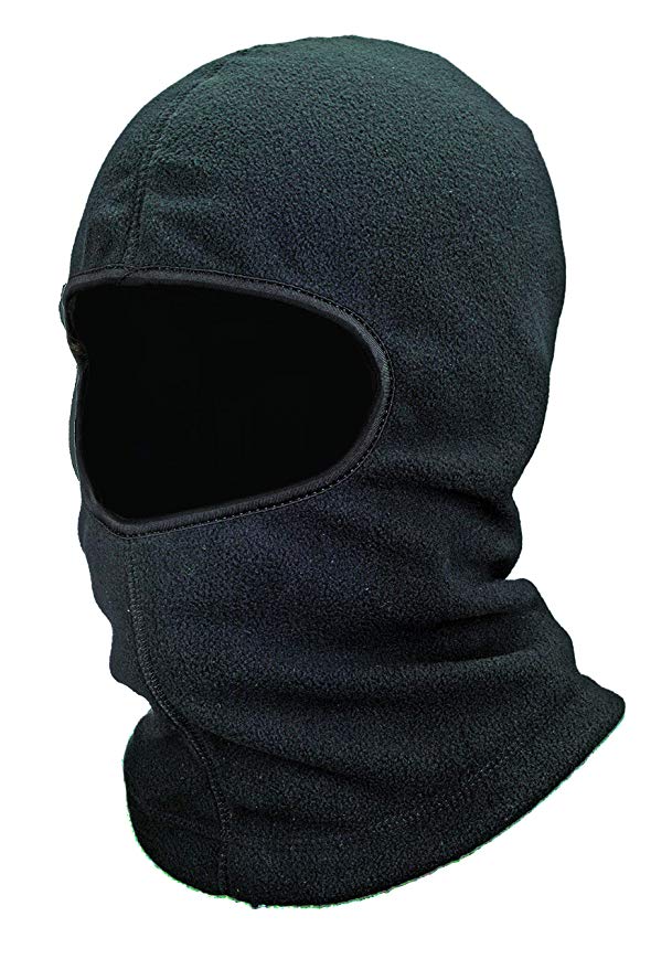 Ergodyne N-Ferno 6821 Winter Ski Mask Balaclava, Thermal Fleece, Black