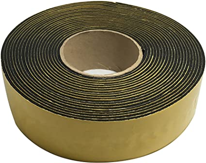 Frost King IT30/8 2 x 1/8"/30' Rubber Insulation Tape, Black