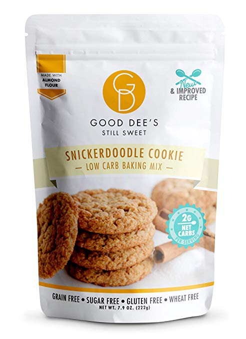 Good Dee's Snickerdoodle Cinnamon Cookie Mix - Keto Friendly, Low Carb, Diabetic Friendly, Sugar Free