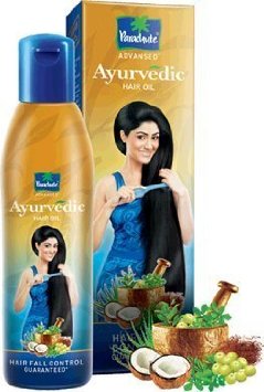 Parachute Advanced Ayurvedic Hair Oil - Controls Hair Fall Control and grows hair longer 180ml