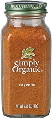 Simply Organic Cayenne Pepper Large Glass, 81g