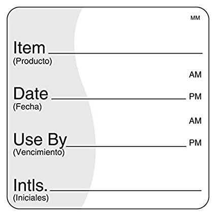 DayMark IT112475 MoveMark Use by Removable Label, 2" x 2" (Roll of 500)