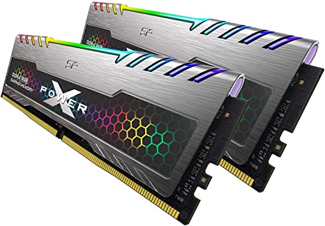 Silicon Power DDR4 32GB Kit (2 x 16GB) XPOWER RGB Turbine 3600MHz (PC4 28800) CL18 Desktop Memory Module Ram (SP032GXLZU360BDB)