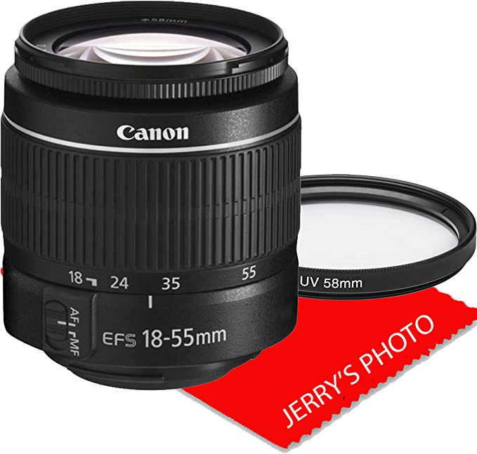 Canon EF-S 18-55mm f/3.5-5.6 III Camera Lens (New in White Box)