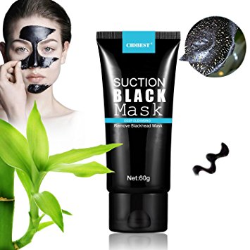 Blackhead Remover Mask, Black Head Mask, Bamboo Charcoal Tearing Style Deep Cleansing Purifying Peel off Blackhead, Acne treatment, Black Mud Face Mask, 60g