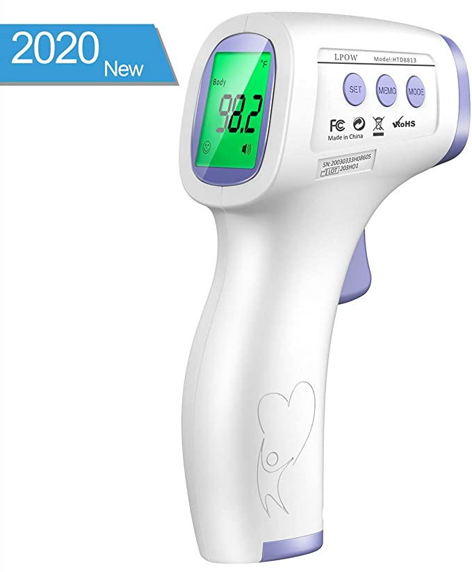 Forehead Thermometer for Babies, Adults, Best Digital Infrared Thermometer with Fever Alarm,1 Second Reading, Super Accuracy for Infant, Kids, Toddlers, and Adults