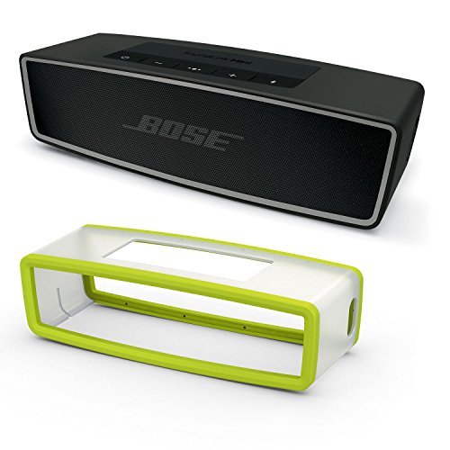 Bose® SoundLink® Mini Bluetooth® Speaker II Carbon Bundle w/ Energy Green Soft Cover