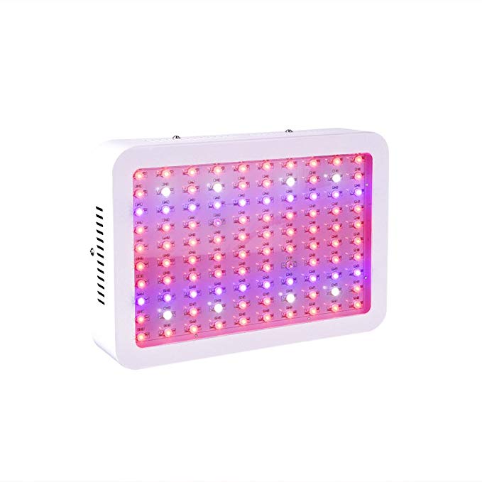 Viugreum Led Grow Light, 300W Plant Lamps Full Spectrum Light Real UV IR for Greenhouse/Indoor/Grow Tent/Hydroponic Chili Potato Vegetable Plants High Par Value