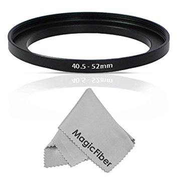 Goja 40.5-52MM Step-Up Adapter Ring (40.5MM Lens to 52MM Accessory)   Premium MagicFiber Microfiber Cleaning Cloth