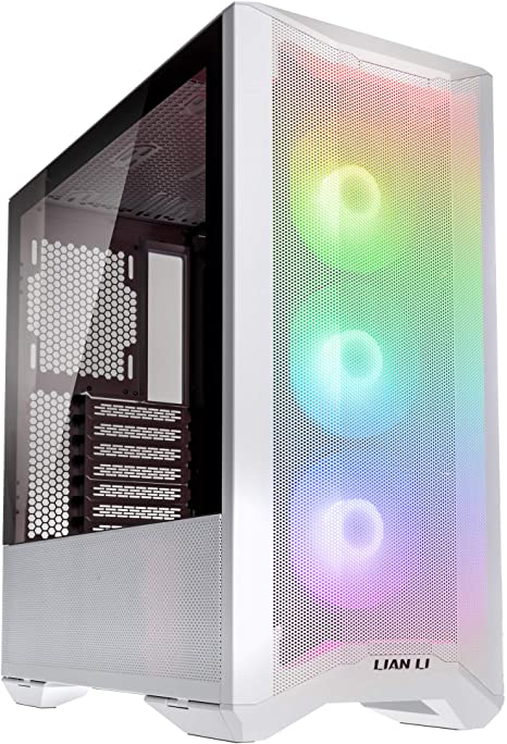 Lian Li LANCOOL II MESH RGB White LAN2MRW Tempered Glass ATX Case -White Color -LANCOOL II MESH RGB White - LAN2MRW