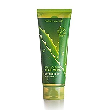 Nature Republic Real Squeeze Aloe Vera Sleeping Pack 160 Gram