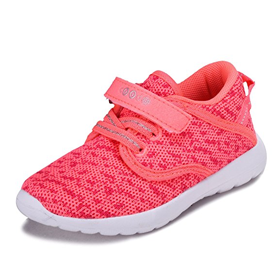 COODO Toddler Kid's Lightweight Sneakers Boys and Girls Cute Casual Running Shoes