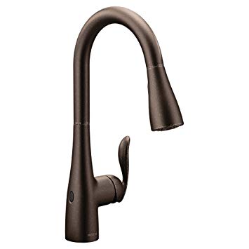 Moen Arbor Motionsense Wave Touchless One-Handle High Arc Pulldown Kitchen Faucet Featuring Reflex, Oil Rubbed Bronze (7594EWORB)