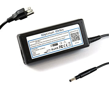 Optimum Orbis Ac Adapter for Hp Pavilion Sleekbook 15-b100 15-b109wm 15-b119wm 15-b120us 15-b123nr 15-b140ca 15-b140nr 15-b140us 15-b149ca 15-b150us 15-b167ca 15-b168ca 15-b189ca 15-e000 15-e010us 15-e010us 15-e012nr 15-e014nr 15-e015nr Touchsmart Notebooks Laptop Ac Power Cord Battery Charger