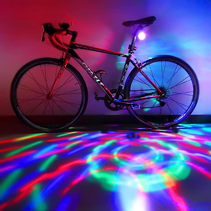 Disco Ball Lights, DJ Lighting Strobe Lamp with More Than 10 RGB Flash Modes for Bikes and Party