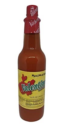 Valentina Salsa Red Hot Sauce Spice Mix Made From Red Peppers Perfect For Chips Fast Foods Lunch Snacks or More 5 Ounce ( 148 ml )