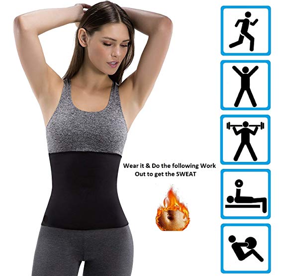 ADA Hot Body Slim Shaper Slimming Belt - ADA Hot Body Shapers Tummy Trimmer Neotex Belt (Unisex)