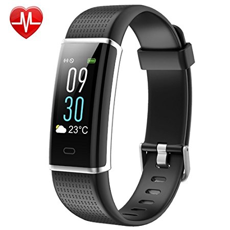 Letuboner Fitness Tracker,Color Screen Activity Tracker with Heart Rate Monitor,IP68 Waterproof Smart Wristband with Pedometer Calorie Counter Watch Sleep Monitor For Men Women Kids