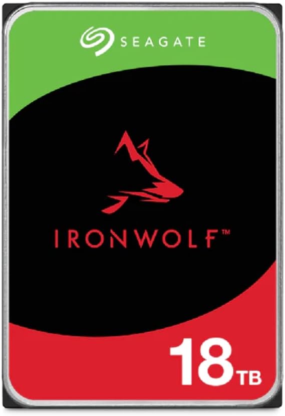 Seagate IronWolf ST18000VN000 18TB 7200 RPM 256MB Cache SATA 6.0Gb/s 3.5" Internal NAS Hard Drive (Renewed)