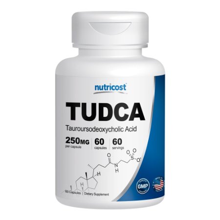 Nutricost Tudca 250mg 60 Capsules Tauroursodeoxycholic Acid
