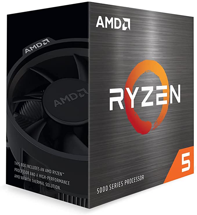 AMD Ryzen™ 5 5600 6-Core, 12-Thread Unlocked Desktop Processor with Wraith Stealth Cooler