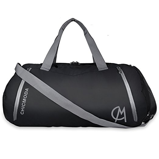 CHICMODA Travel Duffle Bag Foldable Gym Bag Large Capacity Portable Luggage Bag