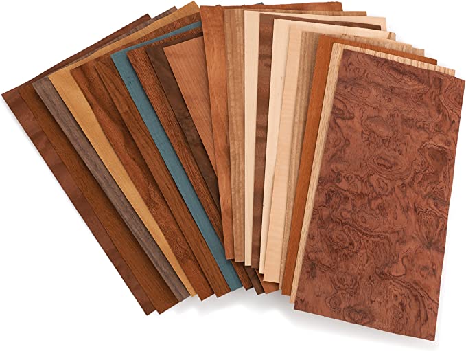 Sauers Mixed Domestic and Exotic Veneer (Pack of 10 Sq. Ft.)