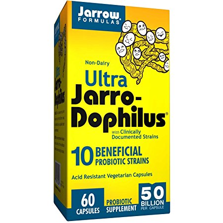 Jarrow Formulas Ultra Jarro-Dophilus, 50 Billion Organisms, 60 Count