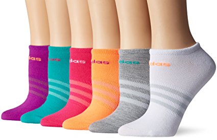 Adidas Women's Superlite No Show Socks (Pack of 6)