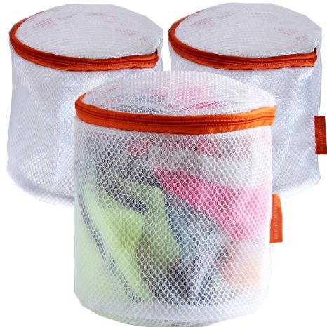 Delicates Set of Larger 3 Laundry BRA Washing Bags, Premium Quality: Lingerie Bags for Laundry,bra, Hosiery, Stocking, Underwear & Lingerie and for More Washing Bag Set