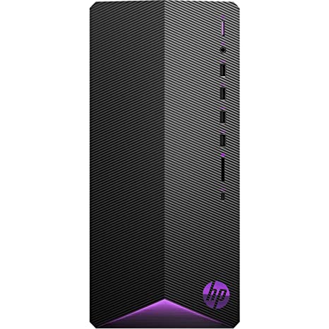 HP Pavilion Gaming 9th Gen Intel Core i5 Processor Tower Desktop (9th Gen i5-9400F/8GB/1TB HDD   512GB SSD/Win10 Home/GTX 1650 4GB Graphics/Black), TG01-0710in