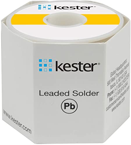 Kester 44 Lead Solder Wire - +682 F Melting Point - 0.025 in Wire Diameter - Sn/Pb Compound - 37 % Lead - 24-6337-0018 [PRICE is per POUND]