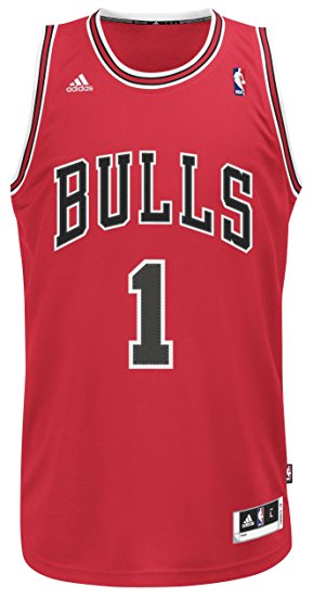 Derrick Rose Chicago Bulls Adidas Revolution 30 Red Swingman Jersey