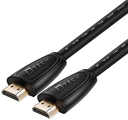 DTECH UHD HDMI Cable 0.75m 4K 60Hz, Male to Male Cord Support 1080p/2K at 144Hz