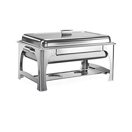 Tramontina 80205/520DS Pro-Line Stainless Steel Chafing Dish, 9-Quart, NSF-Certified