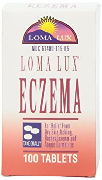 Loma Lux Homeopathic Medicine, Eczema, 100 Tablet Bottle