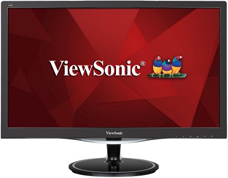 ViewSonic VX2457-mhd 24-Inch Gaming Monitor with FreeSync 1920 x 1080, 1 ms, VGA/HDMI/DisplayPort - Black